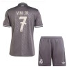 Camisola + Calções Real Madrid Vini JR 7 Criança Equipamento 3ª 24/25